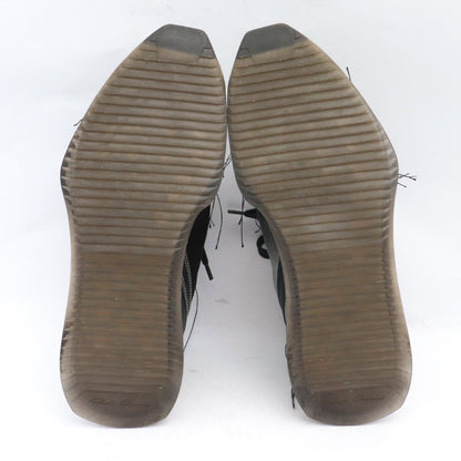 RICK OWENS VINTAGE RUNNER Lace Up Sneakers Black Size 35