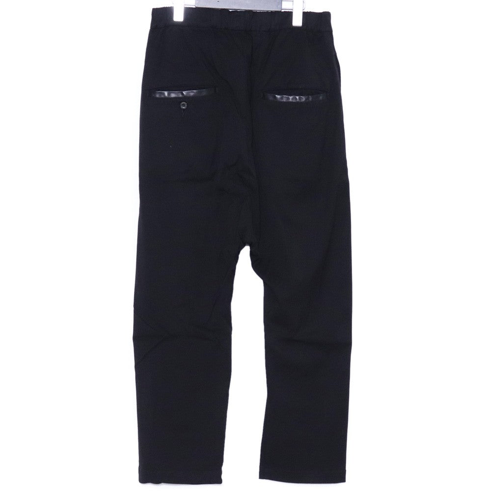 ISAMU KATAYAMA BACKLASH Rayon Silk Pants Black Size S