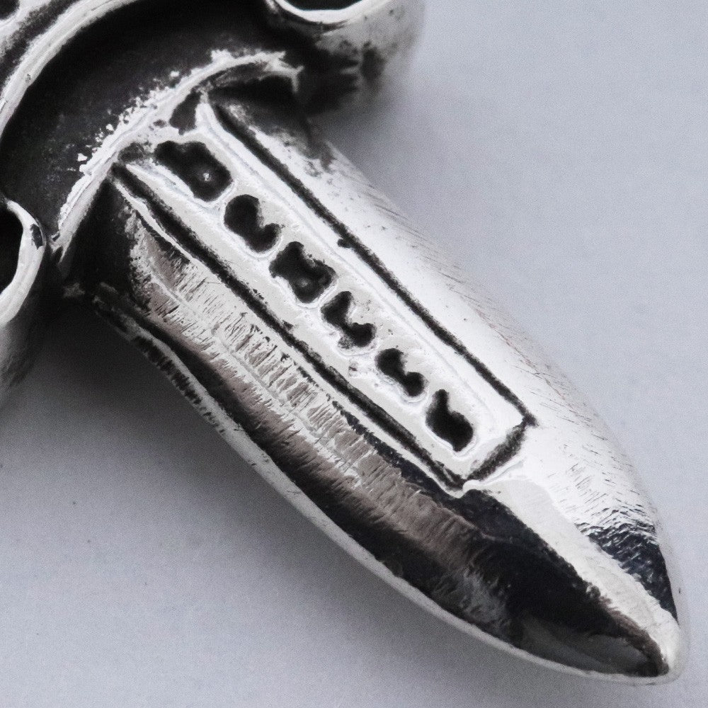 CHROME HEARTS #5 Dagger Charm Silver Size F