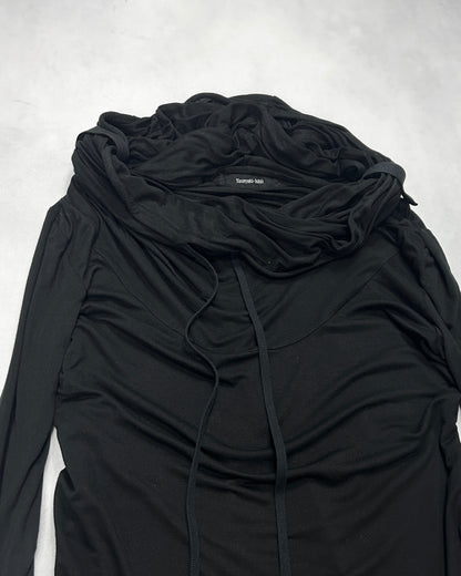 Yasuyuki Ishii Convertible High Neck Tencel Top Size 46