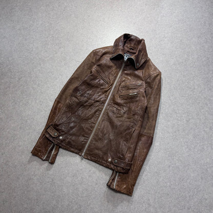 Tornado Mart Brown Long Sleeve Shirt Size S