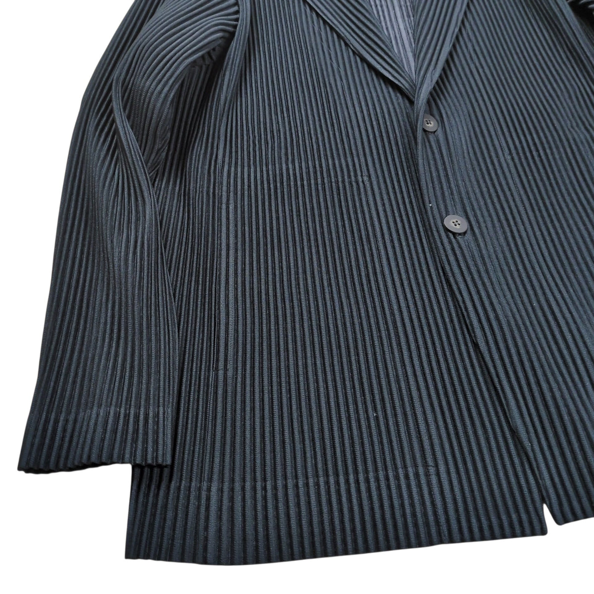 HOMME PLISSE ISSEY MIYAKE Pleated Tailored Jacket Size 2
