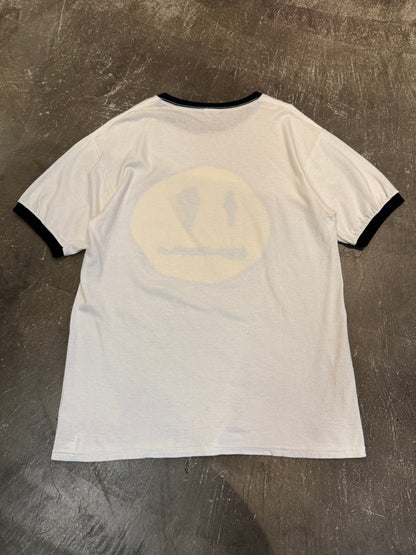 Vintage JERRY PINK White Cotton T-Shirt Size L