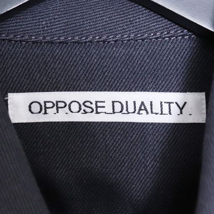 OPPOSE DUALITY 24AW 6-Pocket Panel Denim Dark Gray Size 44