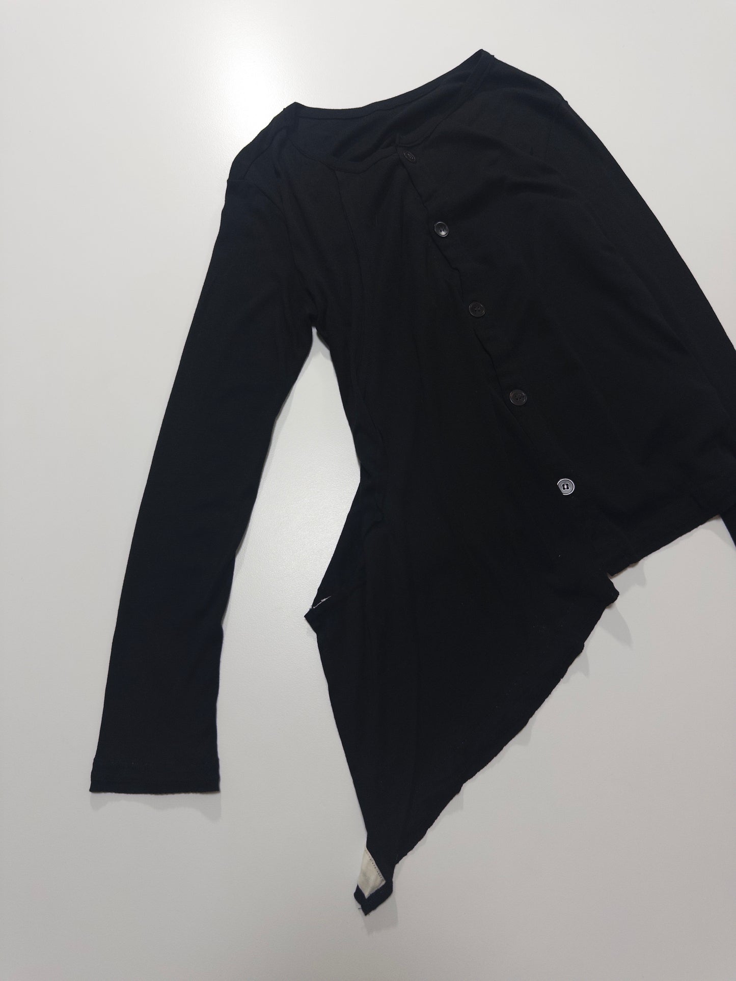 Y's Asymmetric Long Sleeve Shirt Size XS