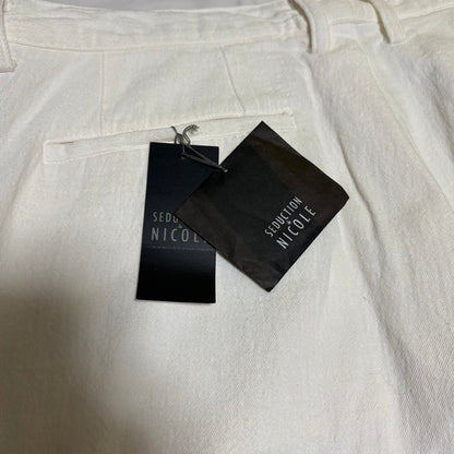 SEDUCTION de NICOLE 90s White Cotton Denim Jeans Size 50