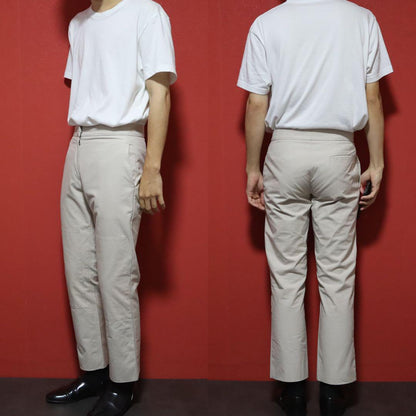 Jil Sander Beige Knee Patch Design Cotton Chinos Size 34