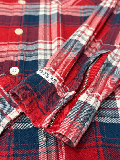 GOODENOUGH Blackboard Jungle Flannel Shirt Red Size 2