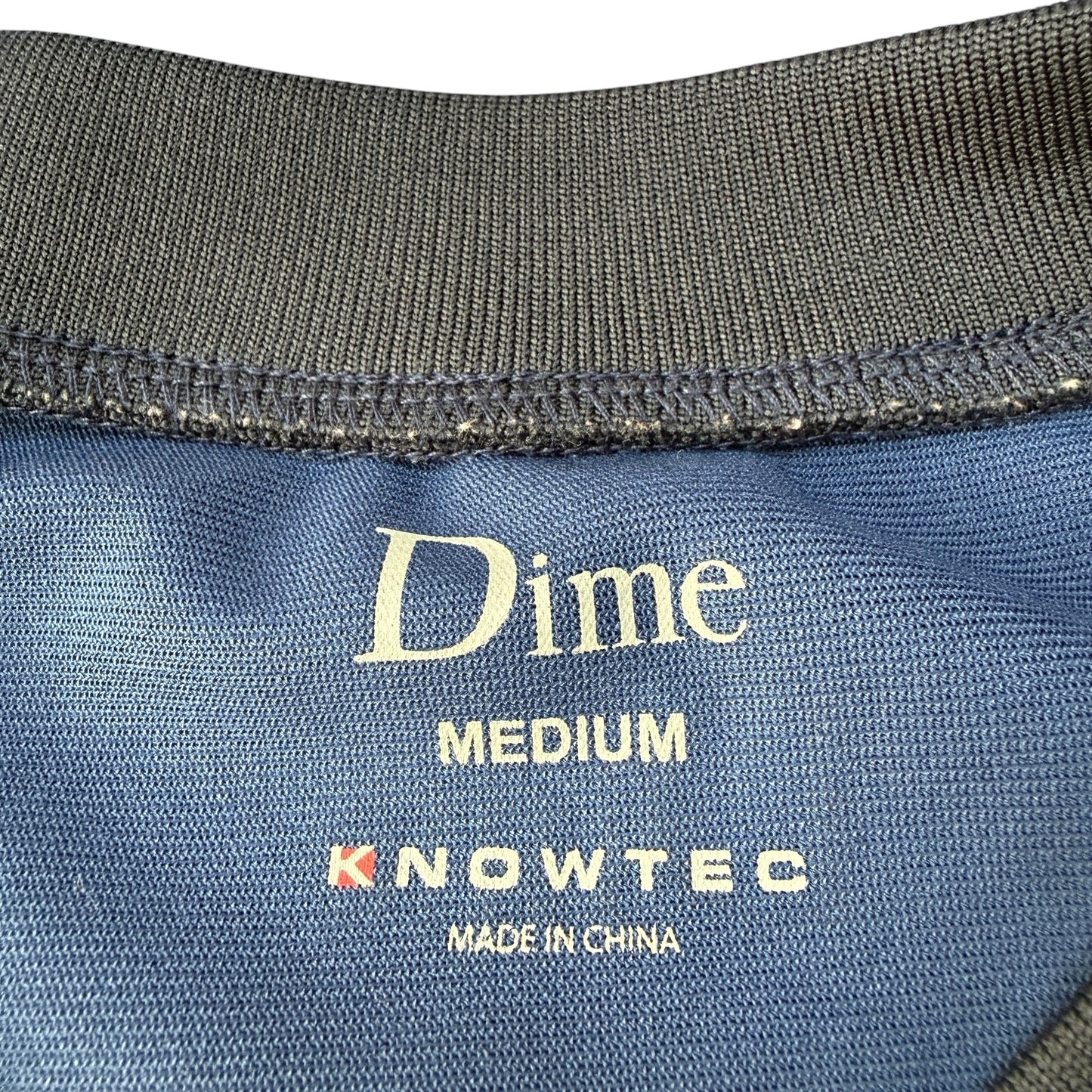 DIME Navy Paneled "50" Numbering Football Shirt Size M