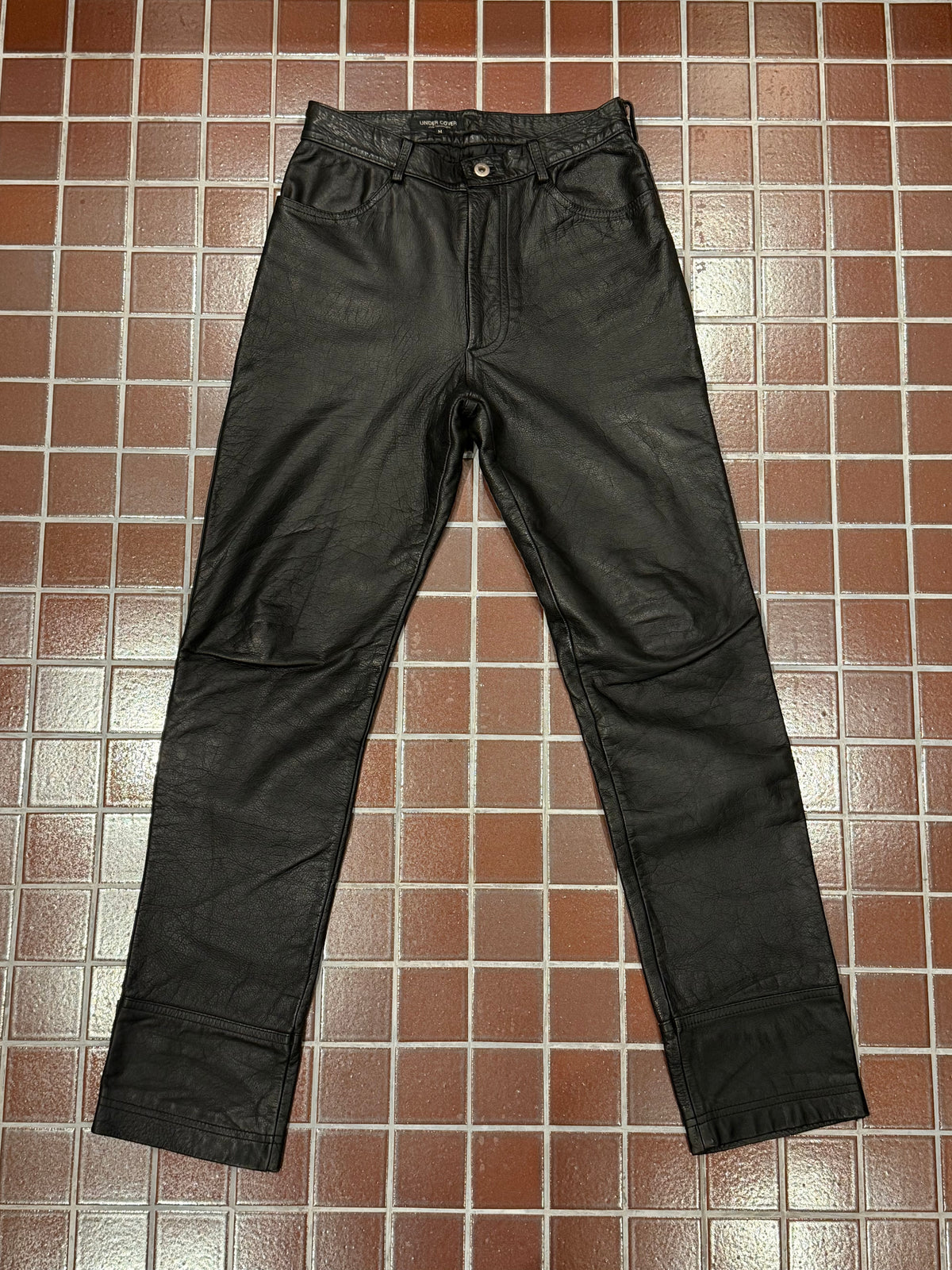 UNDERCOVER leather pants 90s vintage leather pants archive piece Size US 32