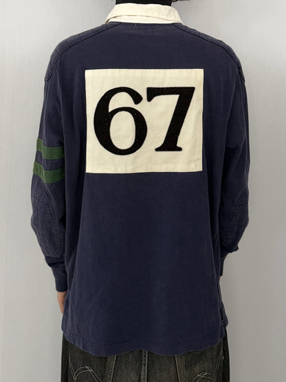 Polo Ralph Lauren Number Long Polo Shirt Size M