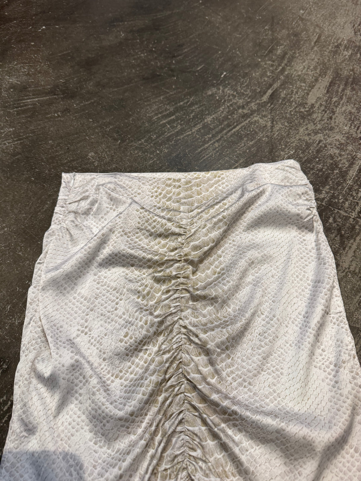 Room SERVICE Platinum Snake Print Pants Size S