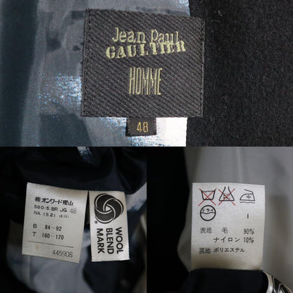 Jean Paul GAULTIER Eden Reversible Wool Coat Size 48