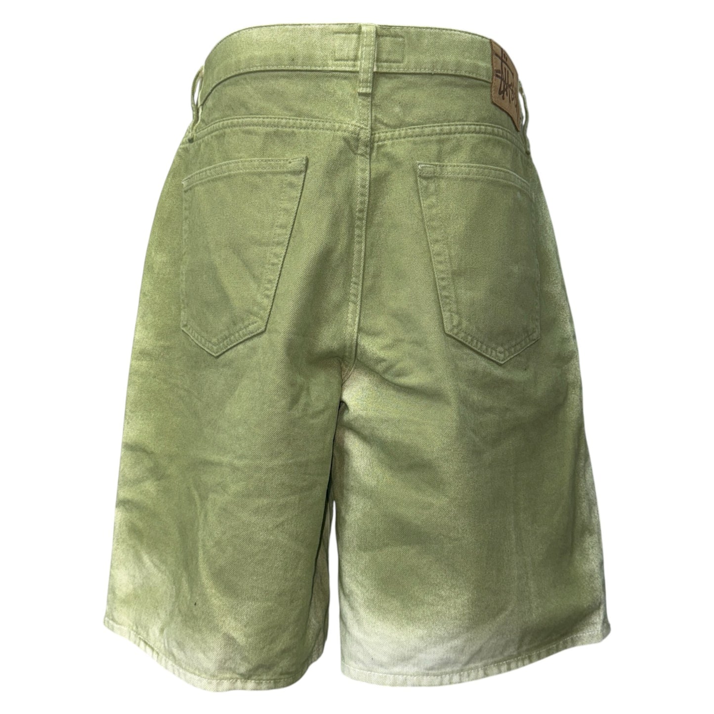 Stussy 32 SPRAY DYE BIG OL SHORT Denim Shorts Size 32