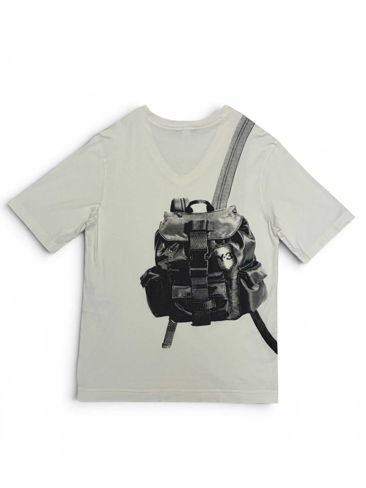 Yohji Yamamoto Y-3 White T-Shirt Size S