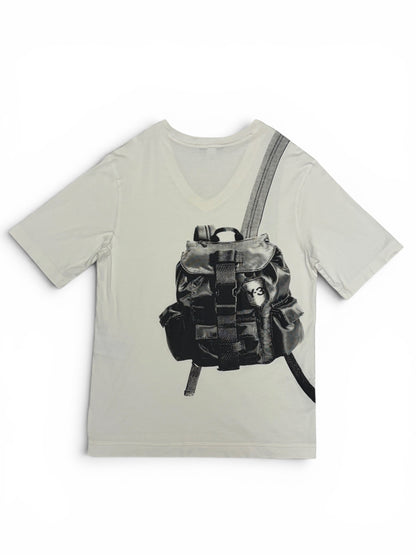 Yohji Yamamoto Y-3 White T-Shirt Size S