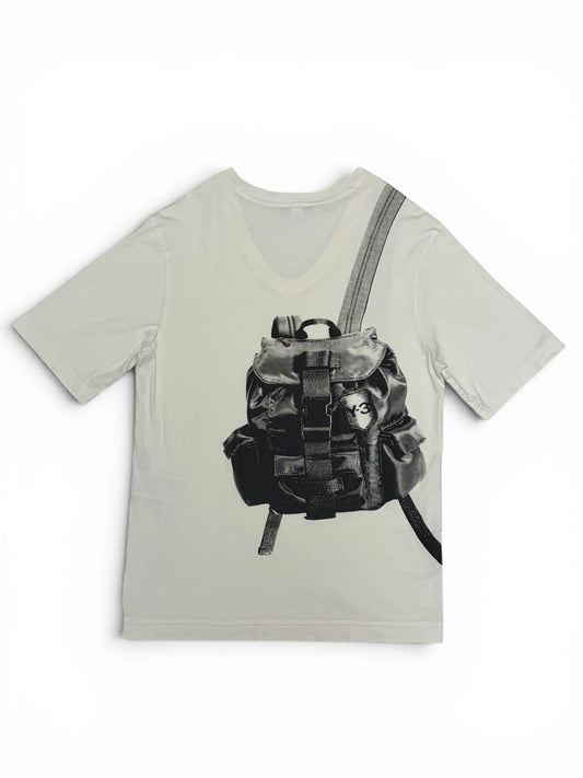 Yohji Yamamoto Y-3 White T-Shirt Size S