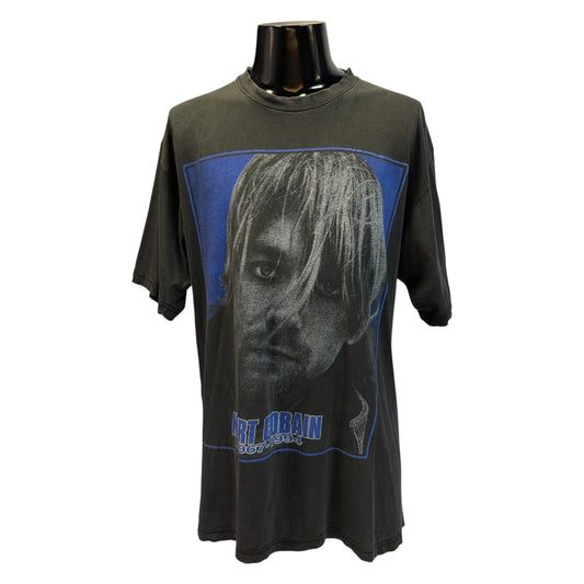 Nirvana KURT COBAIN T-Shirt Black Size XL