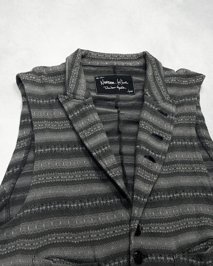 Number (N)ine Fair Isle Jacquard Vest (SS08) Size 3