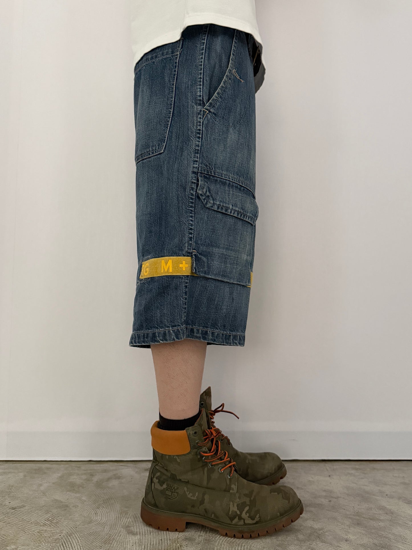 Marithe + Francois Girbaud Blue Jogger Shorts Size 34