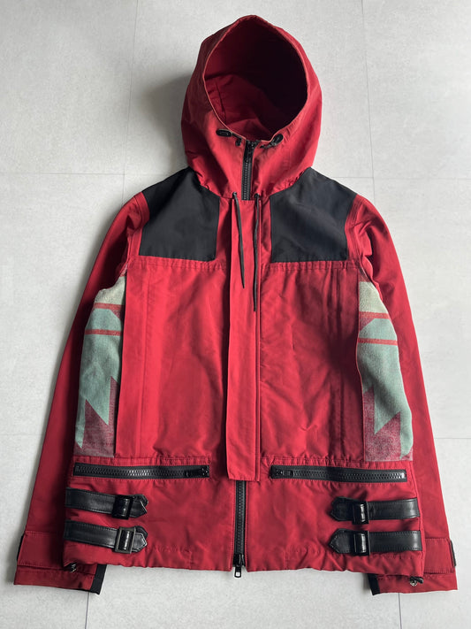 WHIZ LIMITED Red Cotton Nylon Gimmick Jacket Size M