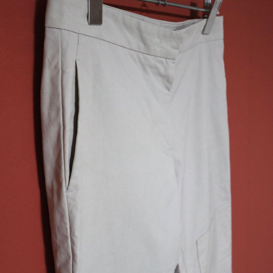 Jil Sander Beige Knee Patch Design Cotton Chinos Size 34