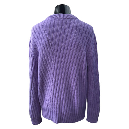 HERMES Cashmere Crewneck Sweater Light Purple Size EU-L
