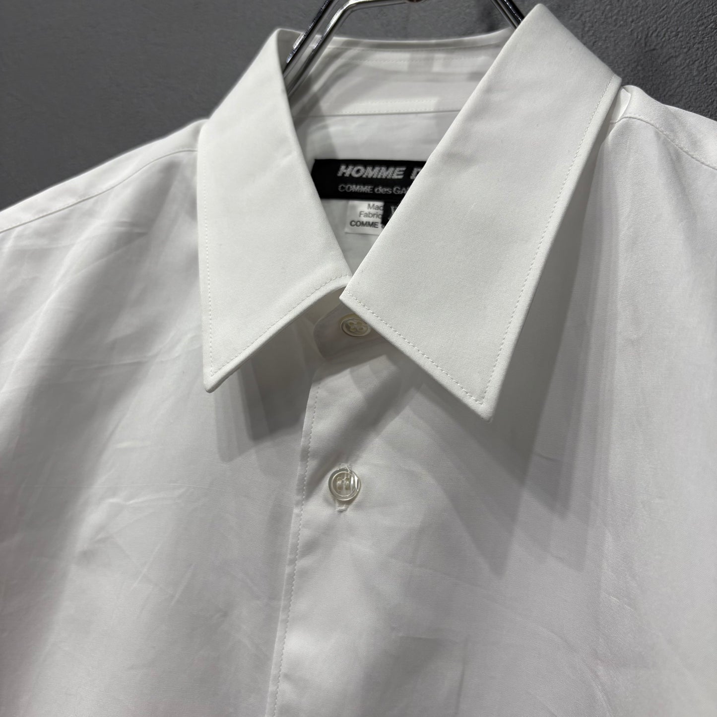 COMME des GARCONS HOMME DEUX 2020 Broadcloth Shirt Size XS