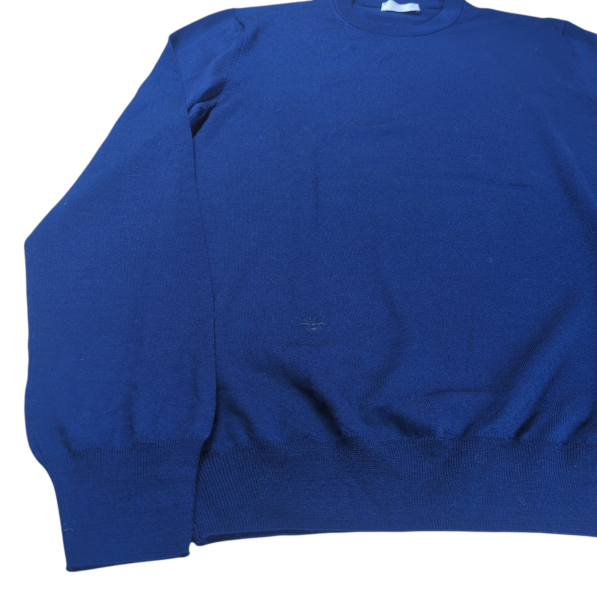 Dior Homme Bee Embroidered Crew Neck Wool Sweater Size XS