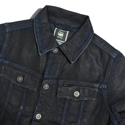 G-STAR RAW Coated Denim Jacket Size S