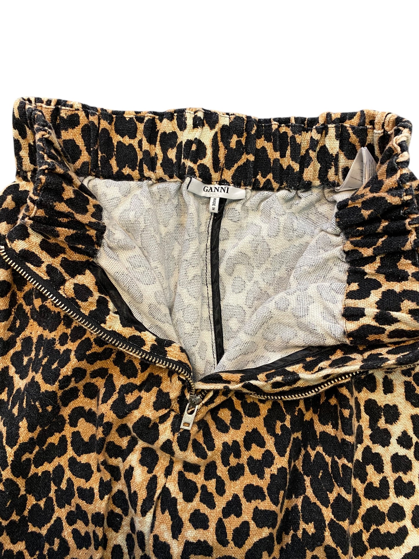 Ganni leopard Pants Size S