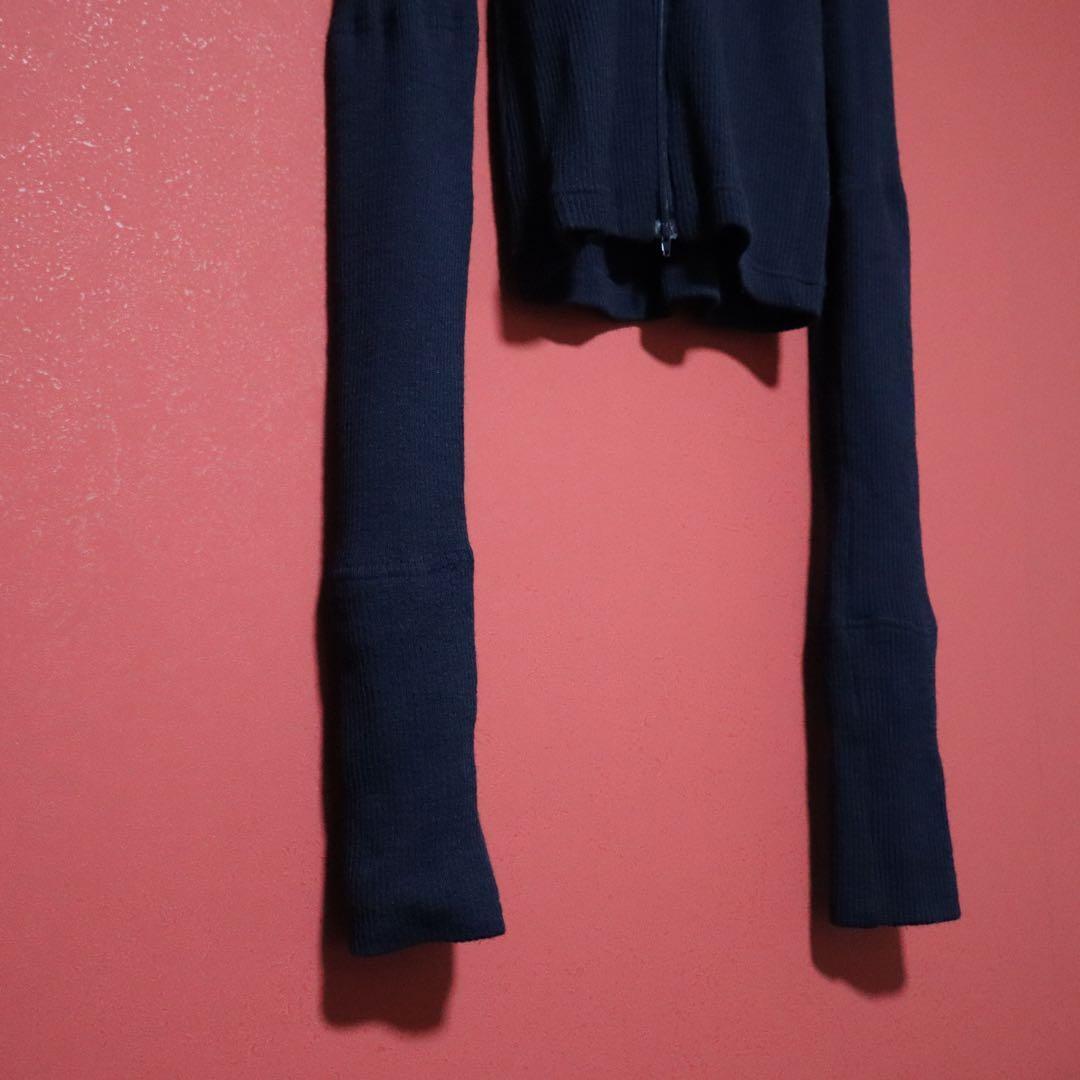 Yohji Yamamoto Super Long Sleeve Layered Double Zip Size 3