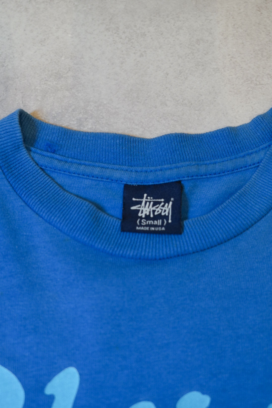 Stussy 00s Blue Cotton Size S