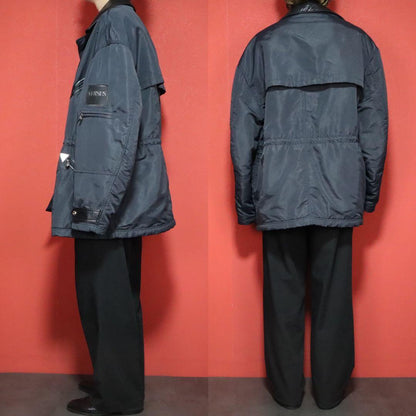 Versus 90s Medusa Metal Nylon Workwear Jacket Size XXL