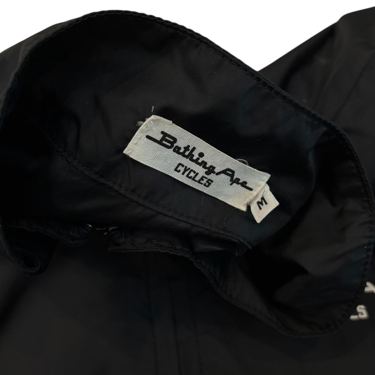 Japanese Brand A BATHING APE 90s Black Nylon Cycling Size M
