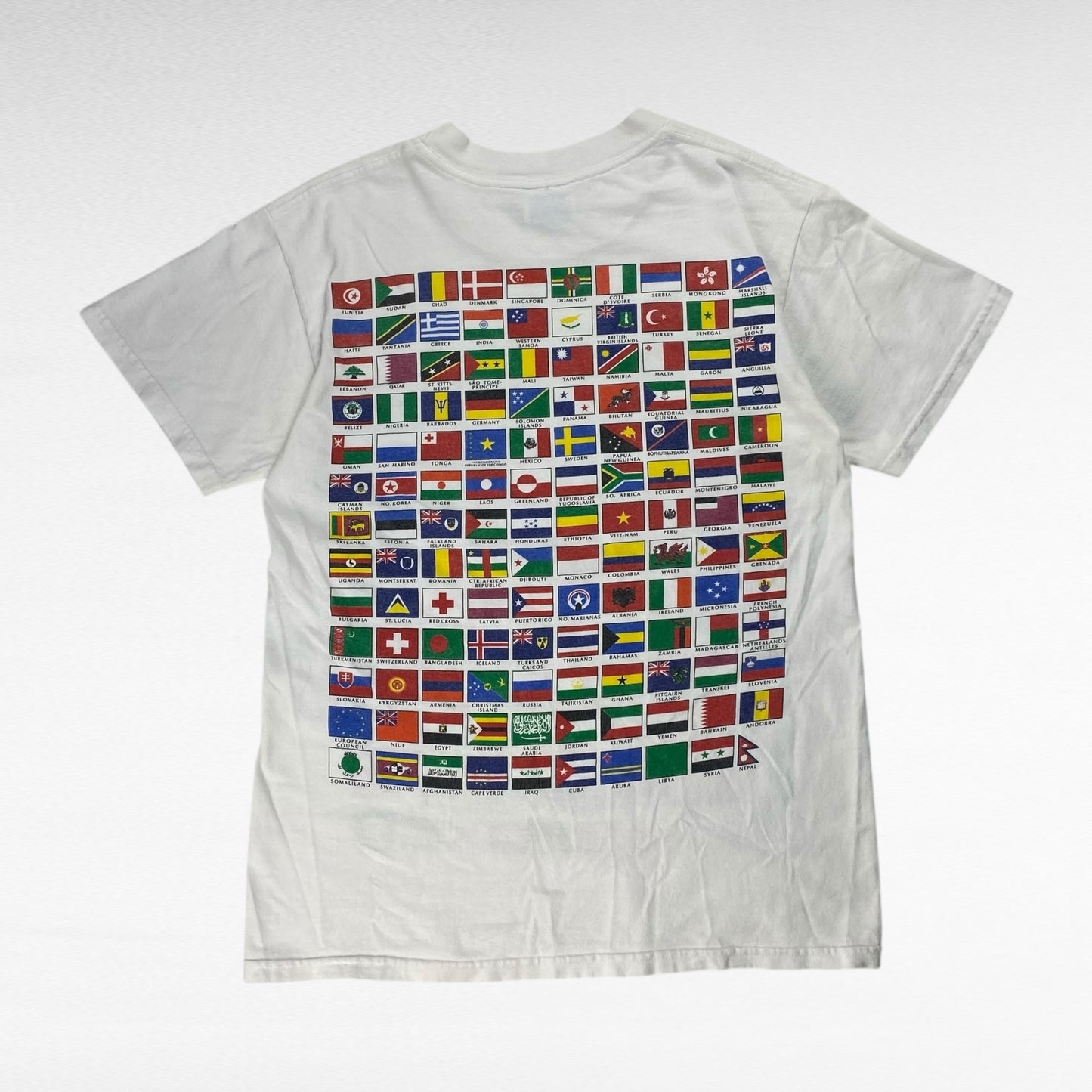 Hanes 90s Short Sleeve T-Shirt White Size S