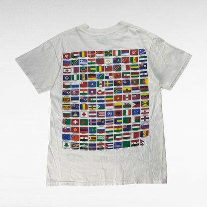 Hanes 90s Short Sleeve T-Shirt White Size S