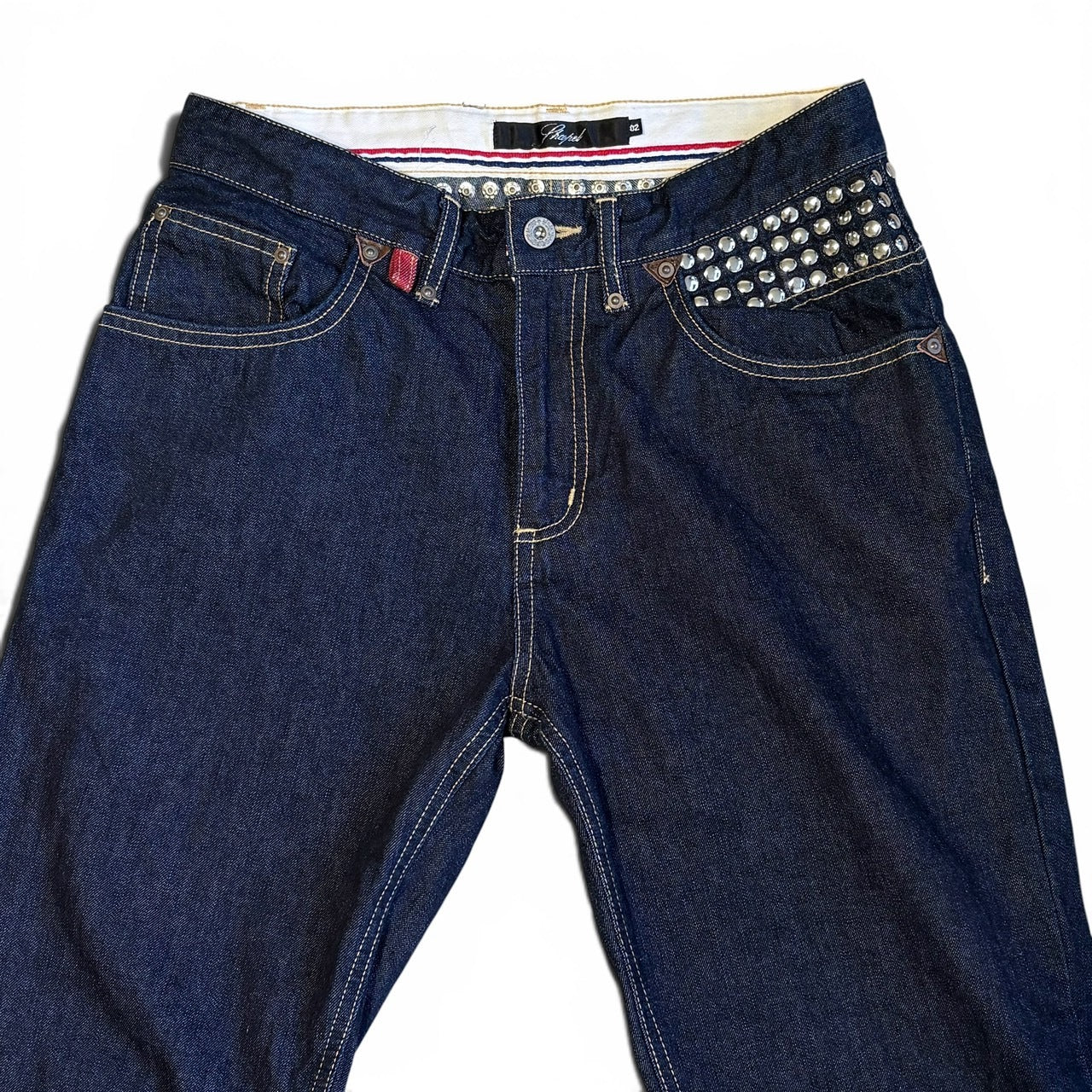 SHAPEL Studs Denim Jeans Size 02
