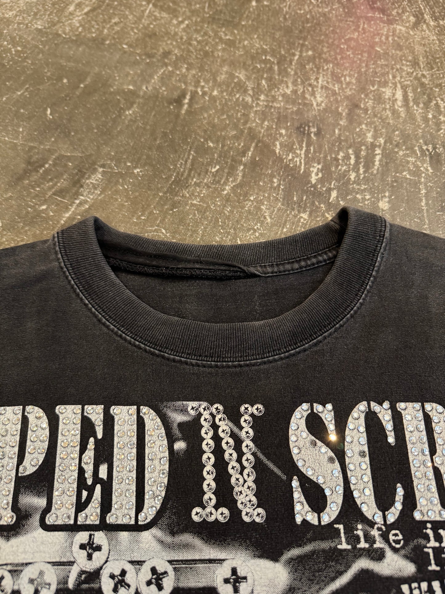 Vintage DJ Screw Black Cotton Tee Size XXL
