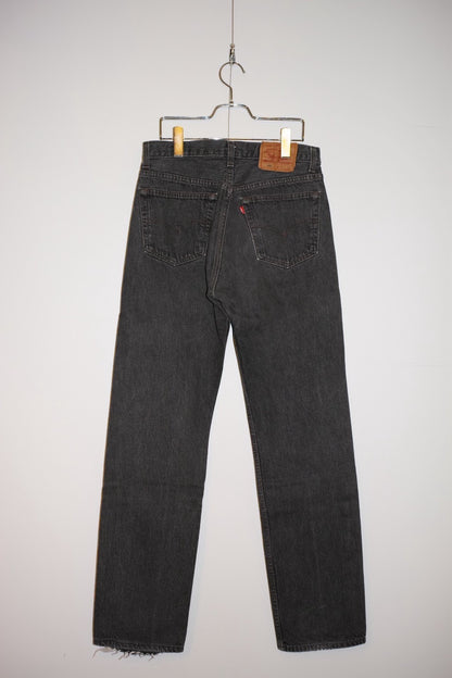 Levi's 90s 501 BLACK Pre-Dyed Made in USA Jeans Size 31