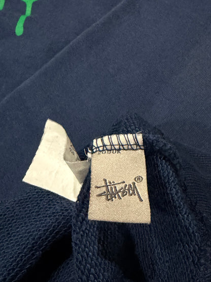 Stussy Peter Bob and Bunny Navy Hoodie Size M
