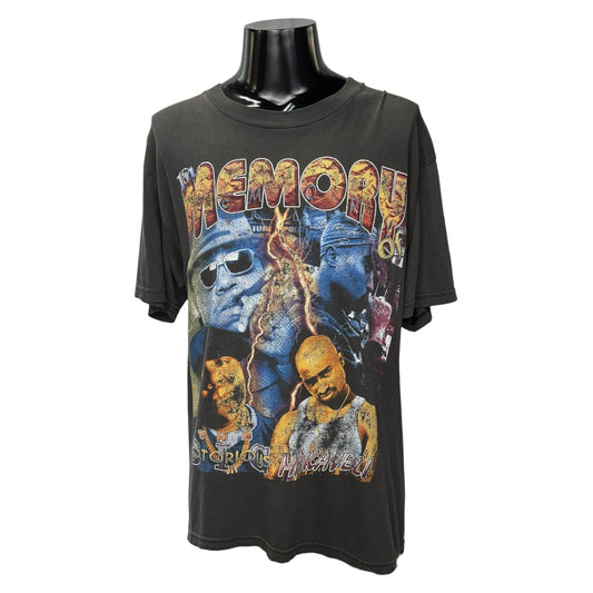 PAC & THE NOTORIOUS B.I.G. 90s "MEMORY Rap T-Shirt Size XL
