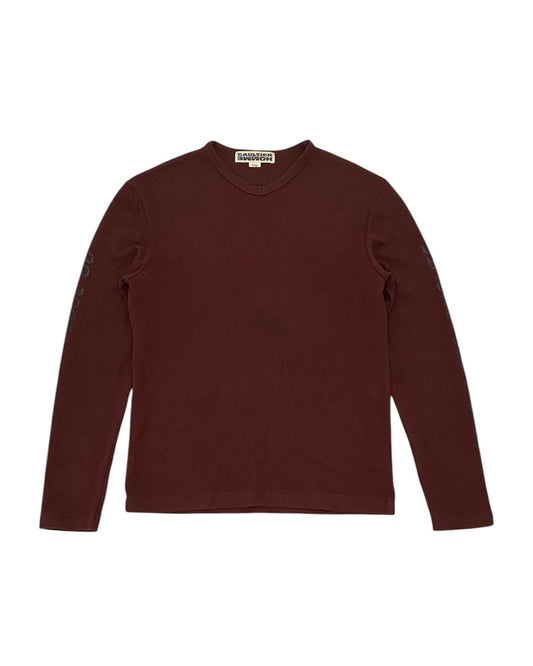 Jean Paul GAULTIER OBJET Button-Up Shirt Brown