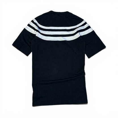 Yohji Yamamoto Y-3 3-Stripes Black Slim Tee Size XS