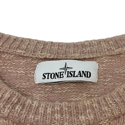 STONE ISLAND 21AW Compass-Patch Cargo Knit Beige Size L