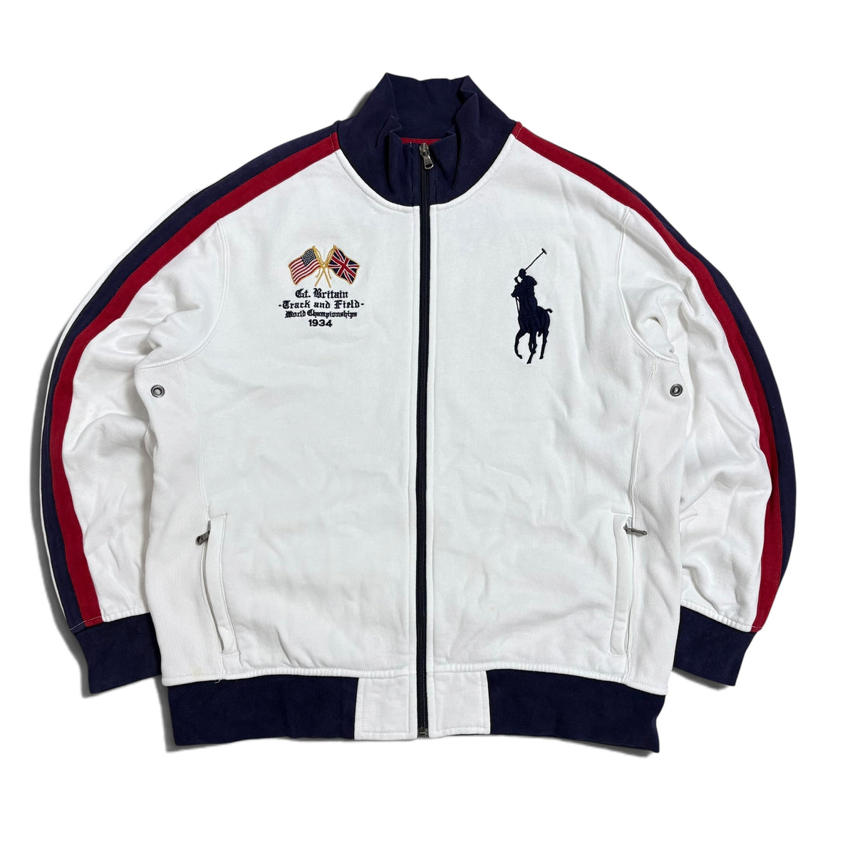 Polo by Ralph Lauren Big Pony Track Jacket GBR Size XL