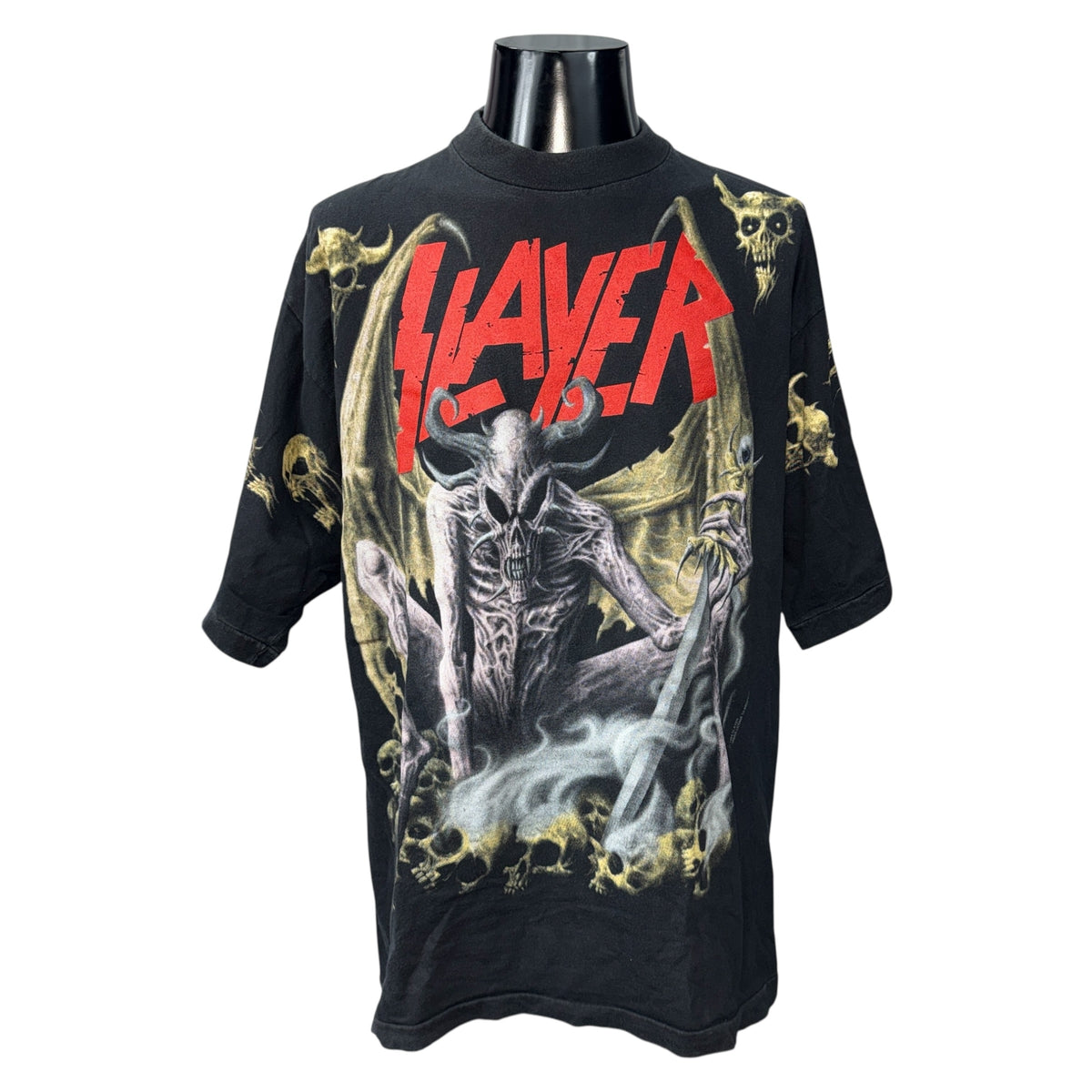 Slayer 90s DAWN OF THE BEAST All-Over Print T-Shirt Size XL