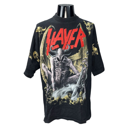 Slayer 90s DAWN OF THE BEAST All-Over Print T-Shirt Size XL