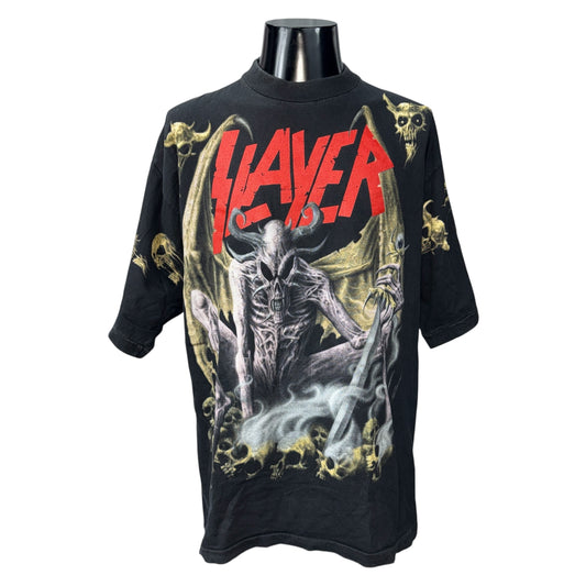 Slayer 90s DAWN OF THE BEAST All-Over Print T-Shirt Size XL