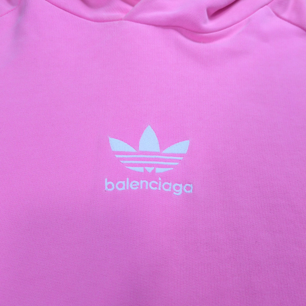 BALENCIAGA x adidas Logo Oversized Hoodie Pink Size 4